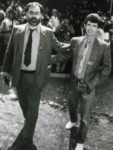 Francis Ford Coppola , George Lucas 1986 LA.jpg